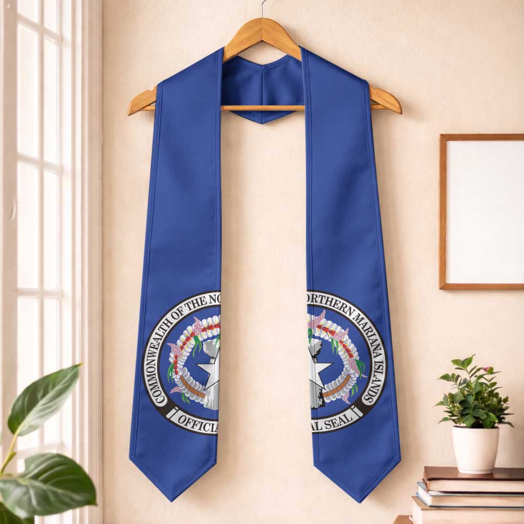 Northern Mariana Islands Graduation Stole Coat Of Arms Style