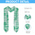 Omaomao Aloha Hawaii Graduation Stole Plumeria Lei With Palaka Motif - Polynesian Pride
