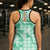 Omaomao Aloha Hawaii Hollow Tank Top Plumeria Lei With Palaka Motif - Polynesian Pride
