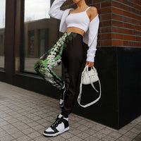 Omaomao Aloha Hawaii Lei Jogger Pants Tropical Flowers Elegant Vibe - Polynesian Pride