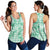 Omaomao Aloha Hawaii Women Racerback Tank Plumeria Lei With Palaka Motif - Polynesian Pride