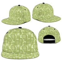 Omaomao Hawaii Breadfruit Palaka Motifs Snapback Cap