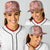 Orange Hawaii Hibiscus With Tropical Flowers Motifs Baseball Net Cap - Polynesian Pride