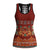 Oxblood Batik Papua-inspired Pattern Hollow Tank Top - Polynesian Pride