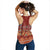 Oxblood Batik Papua-inspired Pattern Women Racerback Tank - Polynesian Pride