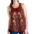 Oxblood Bird of Batik Papua Women Racerback Tank Exotic Natural Wealth of Papua - Polynesian Pride