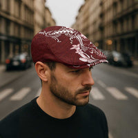 Oxblood Hawaii Jeff Hat Hammerhead Shark Tattoo Curve Polynesian - Polynesian Pride