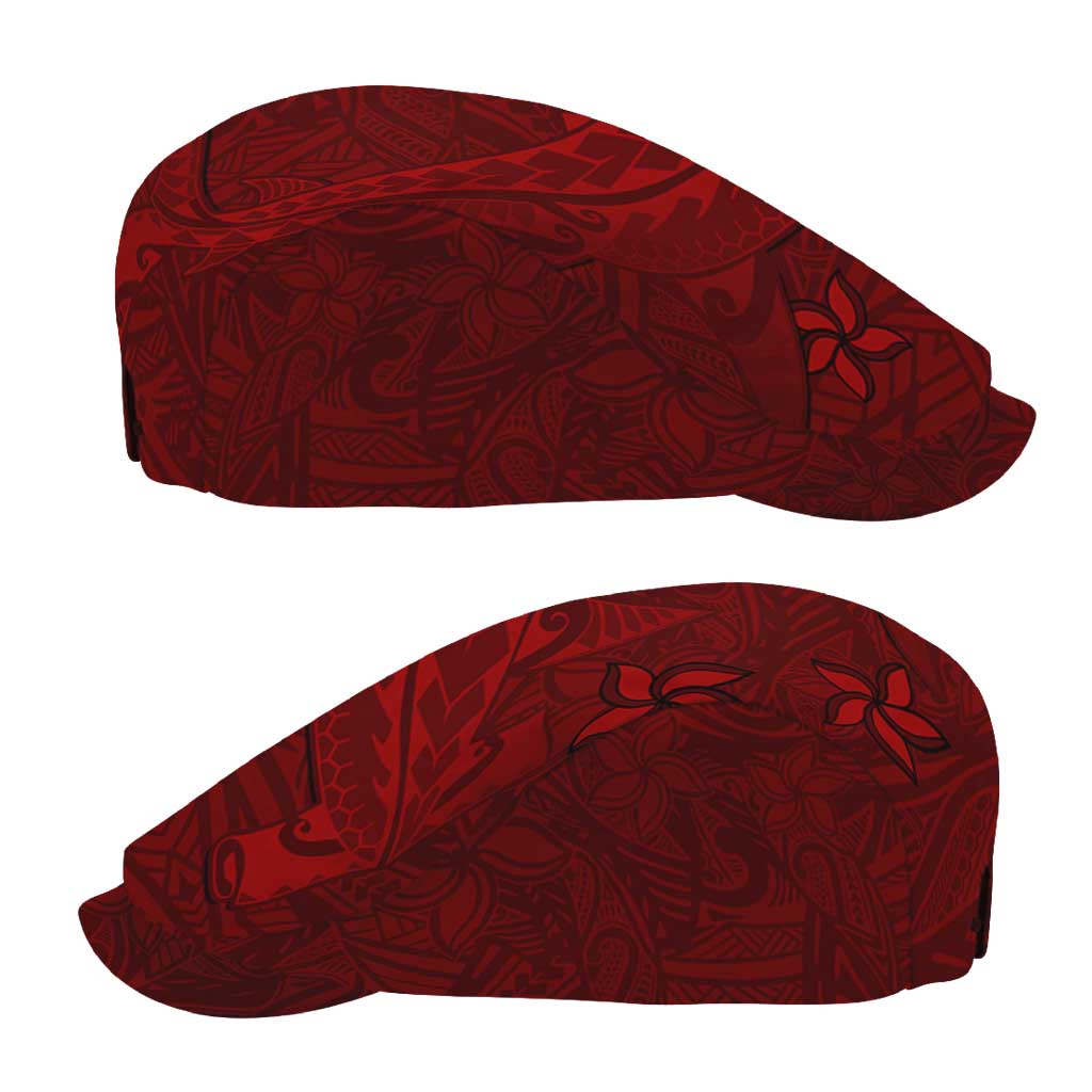 Oxblood Polynesia Jeff Hat Hawaiian Tribal Hammerhead Shark Tattoo - Polynesian Pride