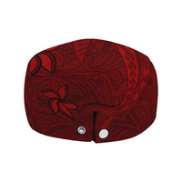 Oxblood Polynesia Jeff Hat Hawaiian Tribal Hammerhead Shark Tattoo - Polynesian Pride