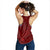 Oxblood Polynesia Women Racerback Tank Hawaiian Tribal Hammerhead Shark Tattoo - Polynesian Pride