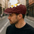 Oxblood Tropical Plumeria Galaxy Polynesian Art Jeff Hat - Polynesian Pride