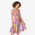 Palaka with Honu and Hibiscus Midi Dress Hawaiian Heritage Spirit - Polynesian Pride