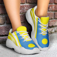 Palau Chunky Sneakers Flag-Inspired Curve Style
