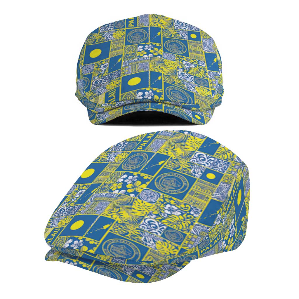 Palau Ungil Kurismas Jeff Hat Pacific Patchwork Xmas Vibes - Polynesian Pride