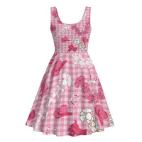 Paniolo Palaka Hawaiian Cowgirl Midi Dress - Polynesian Pride