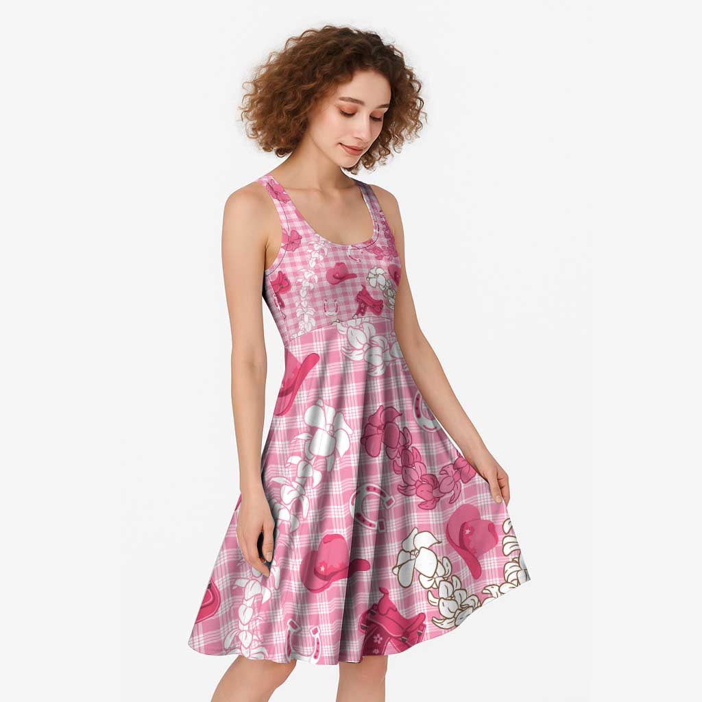 Paniolo Palaka Hawaiian Cowgirl Midi Dress - Polynesian Pride