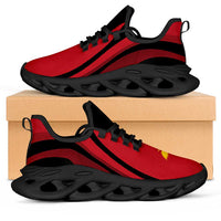 Papua New Guinea Clunky Sneakers Flag-Inspired Curve Style