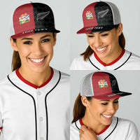 Personalised British Lions New Zealand Baseball Net Cap Sporty Style - Polynesian Pride