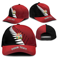 Personalised British Lions New Zealand Classic Cap Half Black Fern LT09