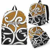 Personalised Karaka Maori Koru New Zealand Backpack LT14 - Polynesian Pride