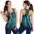 New Zealand Darts Women Racerback Tank Happiness Is A Tight Threesome Maori Paua Shell LT14