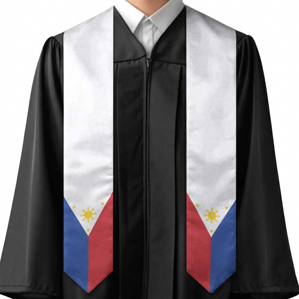 Philippines Graduation Stole Flag Style