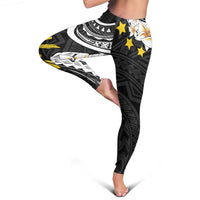 Philippines Tribal Leggings Mix Plumeria