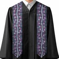 Pikake Maile Tiare Lei Graduation Stole Poni Lauhala Pattern