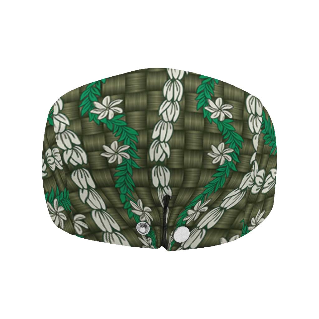 Pikake Maile Tiare Lei Jeff Hat Omaomao Lauhala Pattern