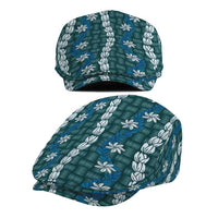 Pikake Maile Tiare Lei Jeff Hat Polu Lauhala Pattern