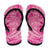 Pink Gradient Polynesia Flip Flops Hawaiian Tribal Hammerhead Shark Tattoo - Polynesian Pride