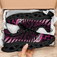 Pink Matariki New Zealand Clunky Sneakers Maori Poutama Galaxy Vibes