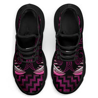 Pink Matariki New Zealand Clunky Sneakers Maori Poutama Galaxy Vibes