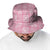 Pink Palaka Quilt Hawaii Bucket Hat Traditional Hawaii-plaid Pattern - Polynesian Pride