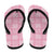 Pink Palaka Quilt Hawaii Flip Flops Traditional Hawaii-plaid Pattern - Polynesian Pride