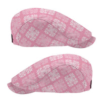 Pink Palaka Quilt Hawaii Jeff Hat Traditional Hawaii-plaid Pattern - Polynesian Pride