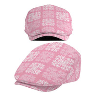 Pink Palaka Quilt Hawaii Jeff Hat Traditional Hawaii-plaid Pattern - Polynesian Pride