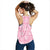 Pink Palaka Quilt Hawaii Women Racerback Tank Traditional Hawaii-plaid Pattern - Polynesian Pride
