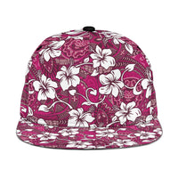 Piqi Bula Fiji Snapback Cap Fijian Tapa Seamless Hibiscus - Polynesian Pride