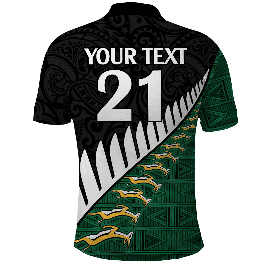 Customer request - South Africa and New Zealand Polo Shirt - LT9 - Polynesian Pride