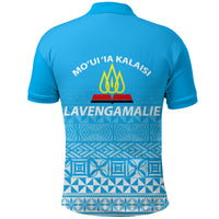 Tonga Lavengamalie College Tongan Pattern Polo Shirt LT12
