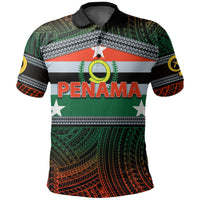 Custom Penama Province Polo Shirt Of Vanuatu Polynesian Patterns LT6 Red - Polynesian Pride