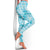 Polu Aloha Hawaii Leggings Plumeria Lei With Palaka Motif - Polynesian Pride