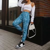 Polu Hawaii Breadfruit Palaka Motifs Jogger Pants