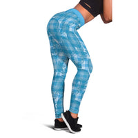 Polu Hawaii Breadfruit Palaka Motifs Leggings
