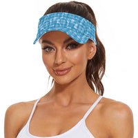 Polu Hawaii Breadfruit Palaka Motifs Sun Visor Cap