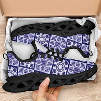 Polu Palaka Quilt Hawaii Clunky Sneakers Hawaiian Tropical Monstera Sea Turtle