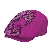 Polynesia Manta Ray Tattoo Jeff Hat Tropical Plumeria Pink Polynesian Pattern LT14 - Polynesian Pride