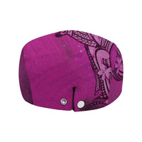 Polynesia Manta Ray Tattoo Jeff Hat Tropical Plumeria Pink Polynesian Pattern LT14 - Polynesian Pride