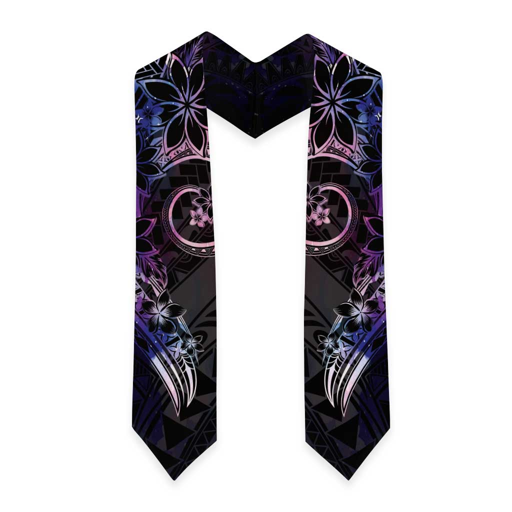 Polynesian Sunset Plumeria Graduation Stole Galaxy Polynesian Tattoo